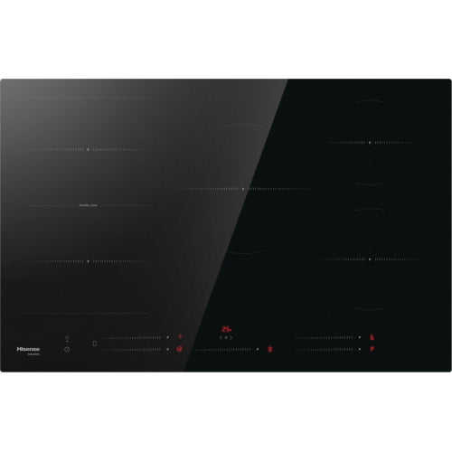 Hisense HI8532BSCE Piano cottura a induzione incasso Nero, Da incasso, 80 cm