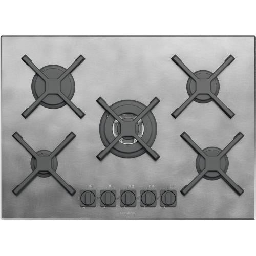 BARAZZA 1PUN75 Piano cottura a gas Incasso | 5 fuochi, Griglie ghisa, Acciaio inox AISI 304