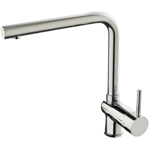 BARAZZA 1RUBMFSC Miscelatore Lavello | Finitura inox satinato, Cartuccia dischi ceramici, Rotazione 360°