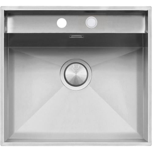 BARAZZA 1LLB61 Lavello Incasso | 1 vasca con abbassamento, 83x38,8x18,3 cm, Acciaio inox AISI 304