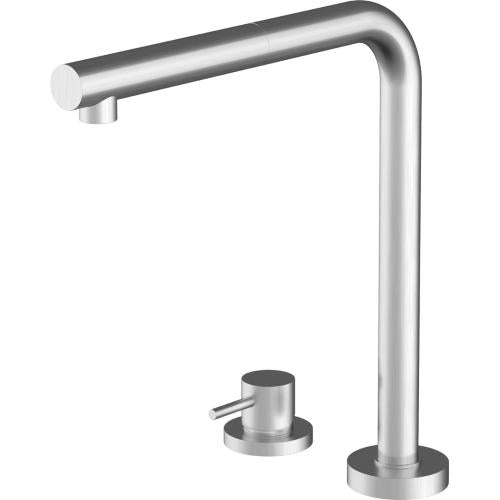 BARAZZA 1RUBMBOA Miscelatore Lavello | Doccia estraibile, Abbattibile, Cartuccia dischi ceramici
