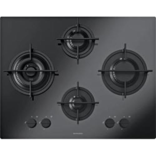 BARAZZA 1PMD64N Piano cottura a gas incasso Bruciatori Flat Eco-Design, Griglie in ghisa, Potenza doppia corona 4kW
