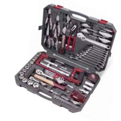Kraftwerk Tools 204.105.600 Set di chiavi a bussola, Basic, 1/4"+1/2", 115 pz.