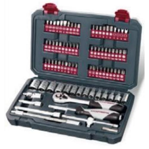 Kraftwerk Tools 204.101.001 Valigetta universale, 1/4", 82 pz.