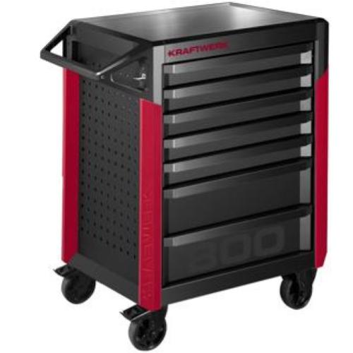 Kraftwerk Tools 101.417.000 PRO LINE Carrello di officina PT800 7 cassetti