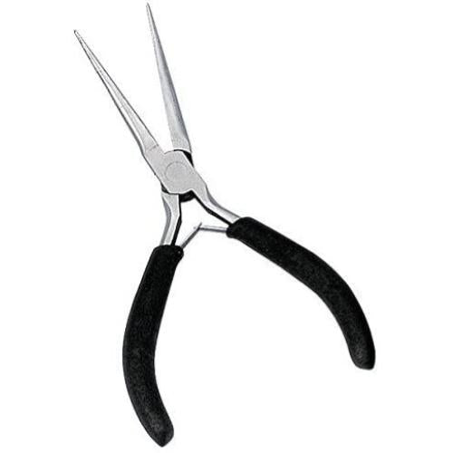 Kraftwerk Tools 2231 Pinza per elettronica, becchi mezzotondi lunghi