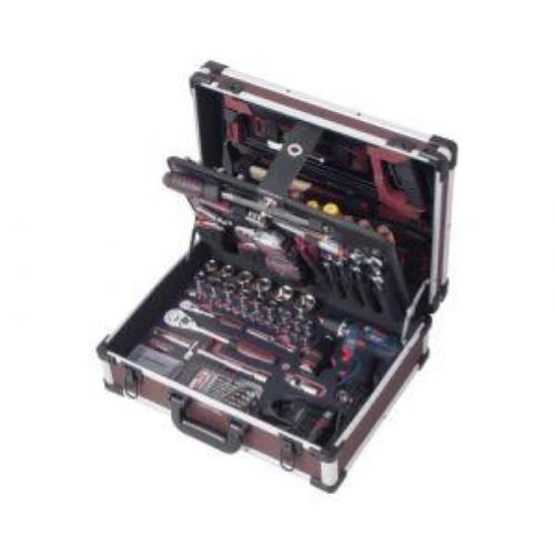 Kraftwerk Tools 3949 Valigia con utensili prof. con trapano avv. Bosch 264 pz.