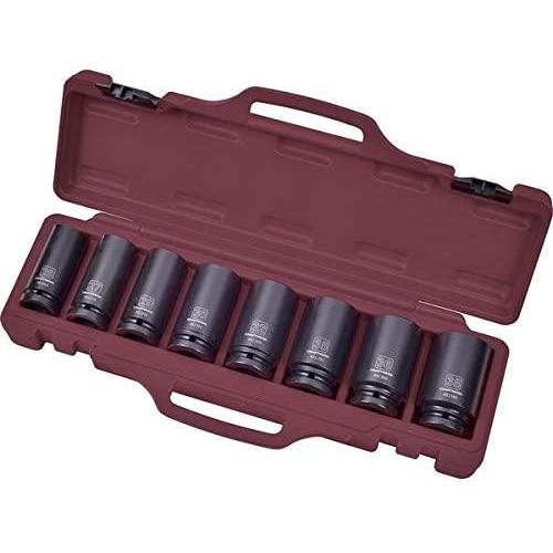 Kraftwerk Tools 400015 Set di chiavi a bussola a macchina lunghe 8pz. 3/4"