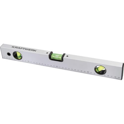 Kraftwerk Tools 311.010.400 Livella a 2 bolle con profilo cavo in alluminio