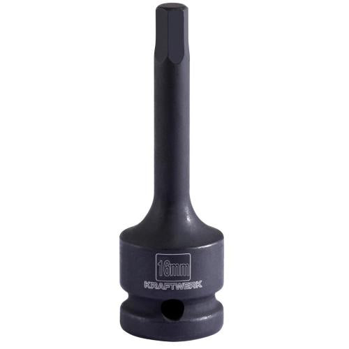 Kraftwerk Tools 386016 1/2" Chiave a bussola a macchina esagonale 16 mm