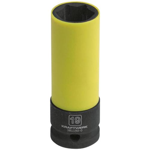 Kraftwerk Tools 381190-0 Chi. a buss. tipo lungo a macc. prof .1/2'' 19 mm con protez