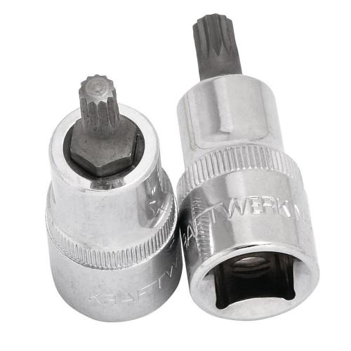 Kraftwerk Tools 328010 1/2'' Chiave a bussola a giravite XZN M10