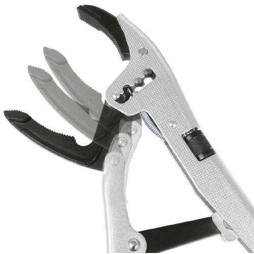 Kraftwerk Tools 3292-252 Pinze di presa con curva piatta 250 mm