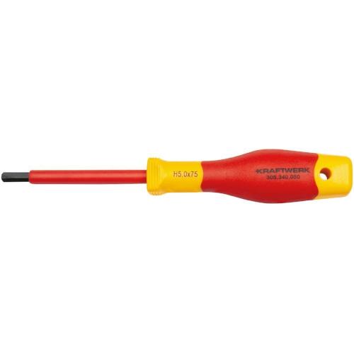Kraftwerk Tools 305.340.050 Giravite maschio esagonale VDE, 5mm