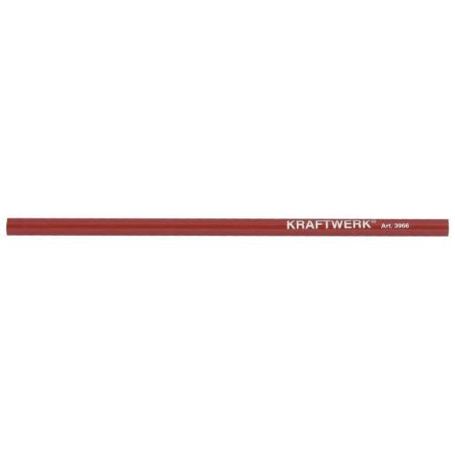Kraftwerk Tools 3966 Matita da falegname nera 175 mm