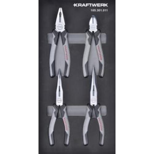 Kraftwerk Tools 105.301.011 Set di pinze 4-pz. Inlay 20x40