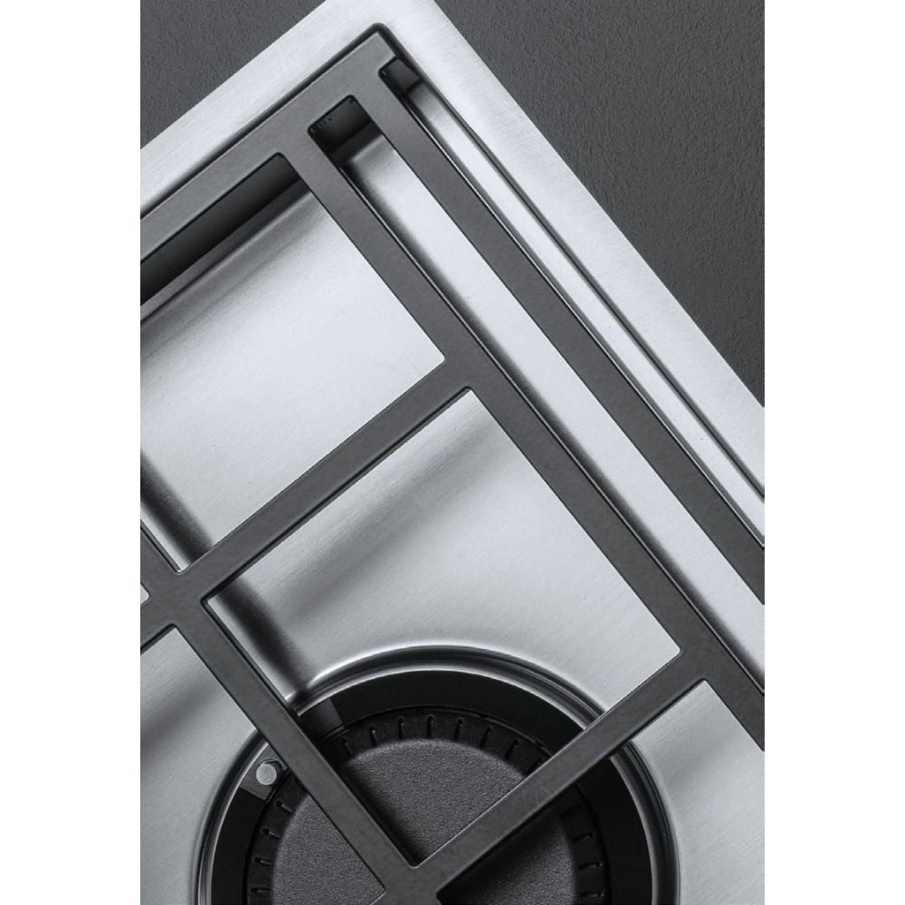 Barazza 1PLE2D Piano cottura Lab Evolution incasso e filo da 90 cm 2 Gas + doppia corona flat Eco-Design