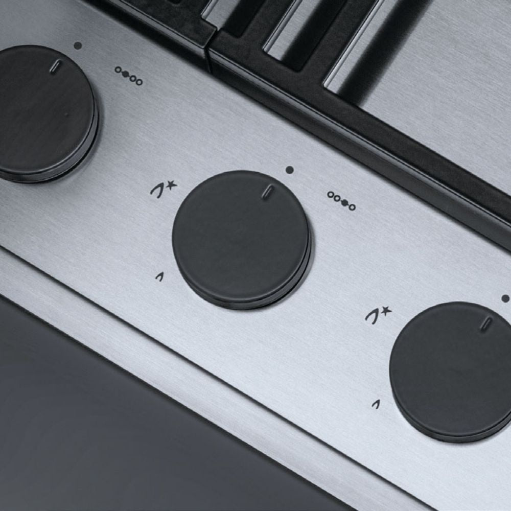 Barazza 1PLE3D Piano cottura Lab Evolution incasso e filo da 120 cm 3 gas + doppia corona Flat Eco-Design