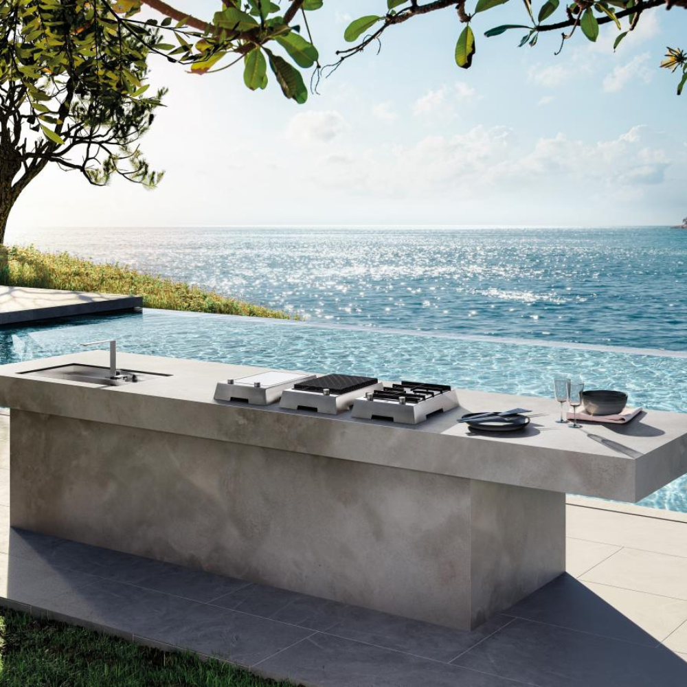 Barazza 1PTIBQ Piano cottura Thalas incasso da 37 barbecue