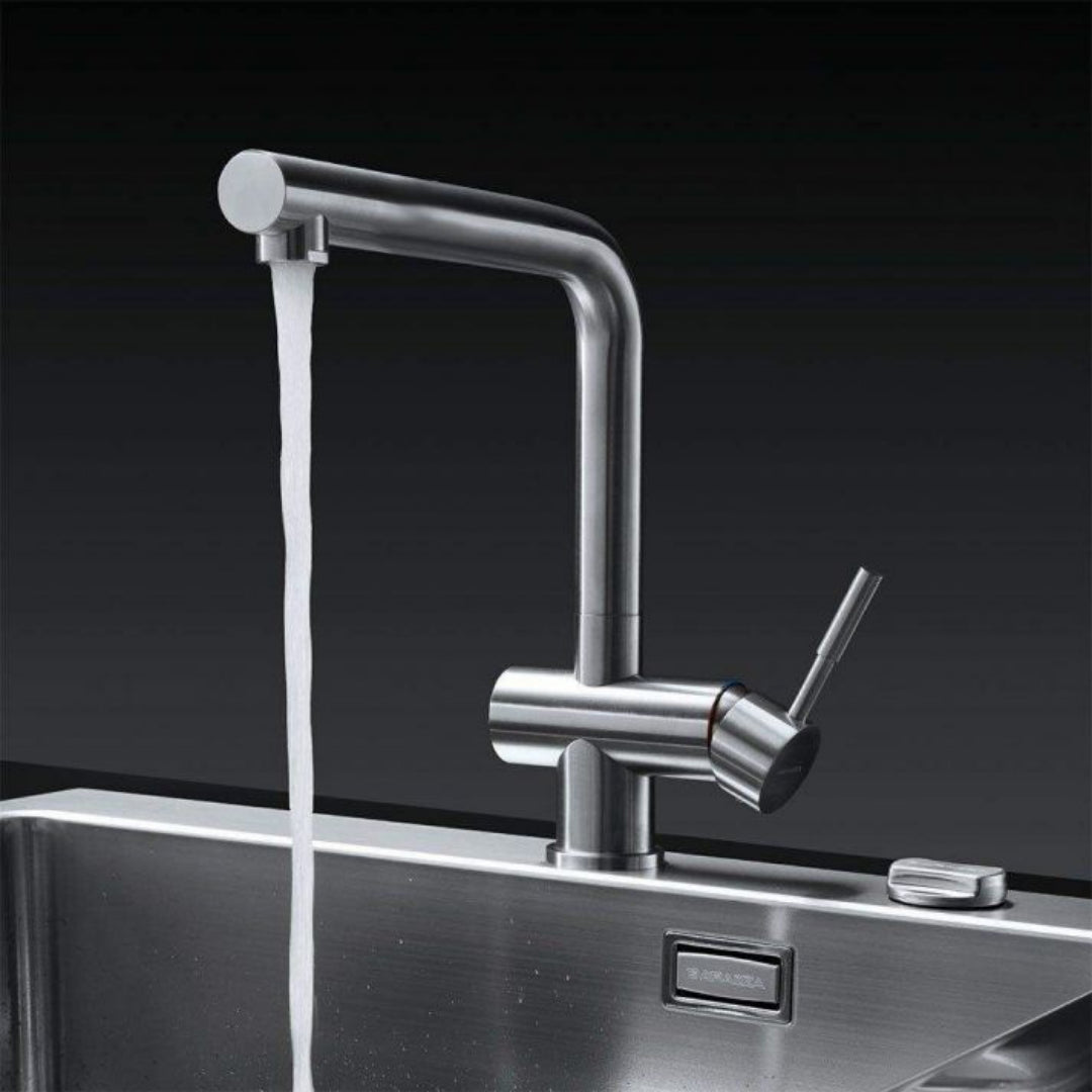 Rubinetto miscelatore Steel doccia 1RUBMSTD Barazza con doccia estraibile