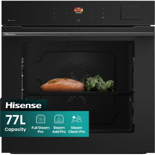 Hisense BFS615S8B Forno incasso Largo, Forno elettrico, 77 L | Classe energetica A+