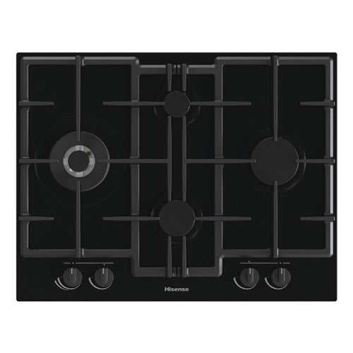 Hisense GED663B Piano cottura a gas Incasso | Nero, Da incasso, Gas