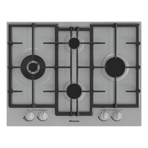 Hisense GMED663X Piano cottura a gas Incasso | Acciaio inox, Da incasso, 70 cm