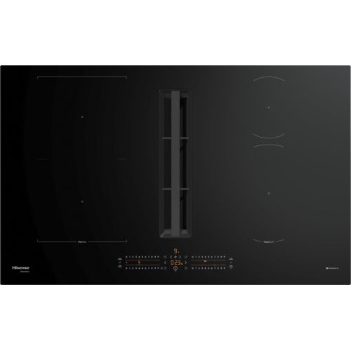 Hisense HEH8432BSCWF Piano cottura a induzione con cappa aspirante integrata incasso Da incasso, Piano cottura a induzione, Vetro-ceramica