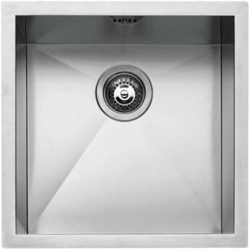 BARAZZA 1Q4040I Lavello Incasso | Vasca 40x40 cm, Profondità 27 cm, Acciaio inox AISI 304