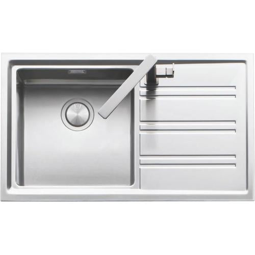 BARAZZA 1LES91PD Lavello Incasso | 2 vasche, 34x40x21,5 cm, Gocciolatoio dx