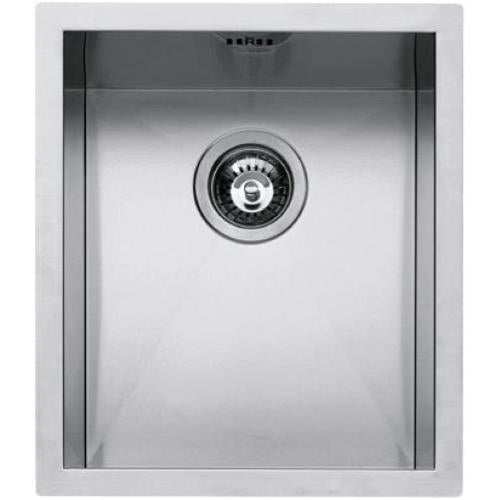 BARAZZA 1Q3440I Lavello Incasso | Vasca 34x40 cm, Profondità 27 cm, Acciaio inox AISI 304