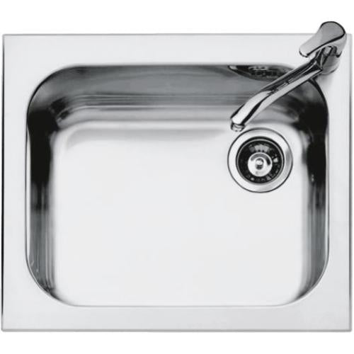 BARAZZA 1IS6060/1 Lavello Incasso | Acciaio inox, 1 vasca, Dimensioni 63x53x22 cm