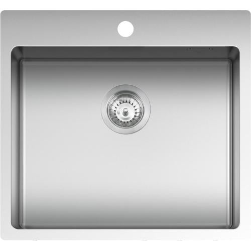 BARAZZA 1LBS61 Lavello Incasso | 1 vasca, Acciaio inox, Peso 9 kg