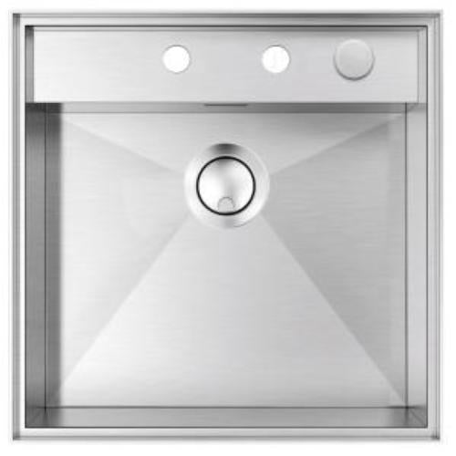BARAZZA 1LMZ51 Lavello Incasso | 1 vasca, Dimensioni 62x62x38 cm, Peso 12 kg