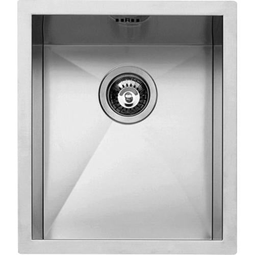 BARAZZA 1Q3440S Lavello Incasso | Vasca 34x40 cm, Profondità 27 cm, Acciaio inox AISI 304