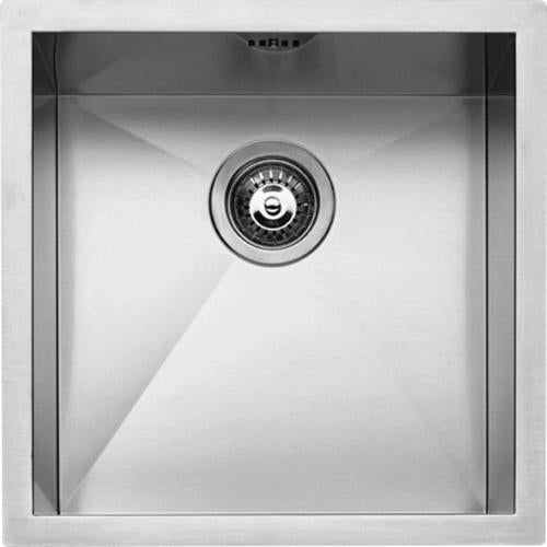 BARAZZA 1Q4040S Lavello Incasso | Vasca 40x40 cm, Profondità 27 cm, Acciaio inox AISI 304