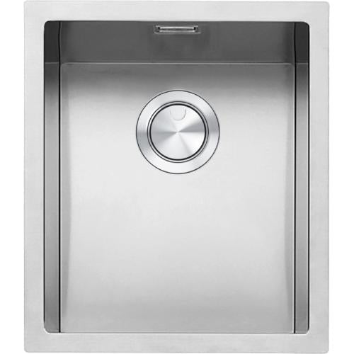 BARAZZA 1QR34S Lavello Incasso | Vasca 34x40 cm, Profondità 27 cm, Acciaio inox AISI 304