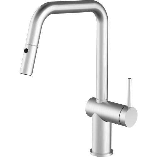 BARAZZA 1RUBEVD Miscelatore Lavello | Monocomando, Flessibili in acciaio inox, Cartuccia a dischi ceramici