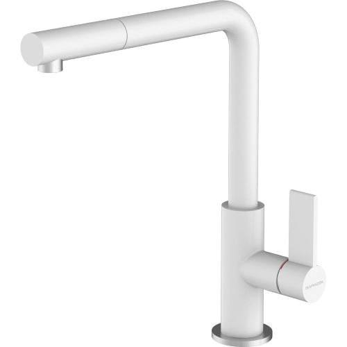 BARAZZA 1RUBSODB Miscelatore Lavello | Doccia estraibile, Cartuccia dischi ceramici, Rotazione canna 360°