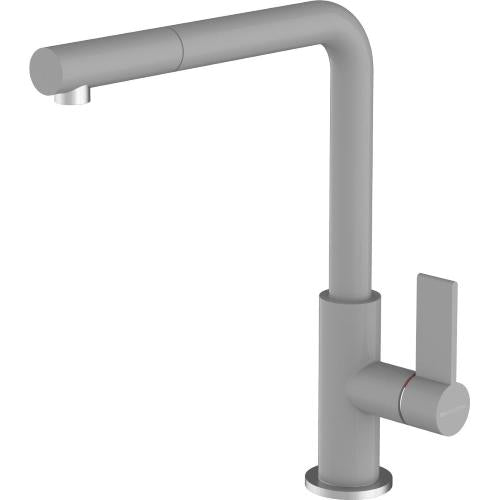 BARAZZA 1RUBSODG Miscelatore Lavello | Doccia estraibile, Cartuccia dischi ceramici, Rotazione canna 360°