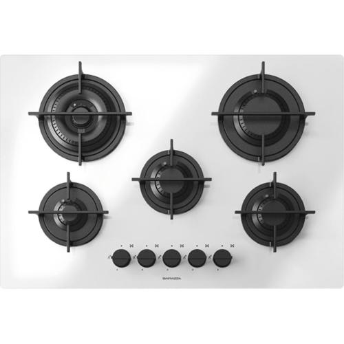 BARAZZA 1PMD70B Piano cottura a gas incasso 4 fuochi + doppia corona, Bruciatori Flat Eco-Design, Griglie in ghisa