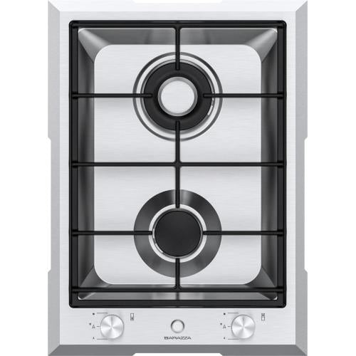 BARAZZA 1PTF2 Piano cottura a gas libera installazione 2 zone a induzione, Booster + limitatore di potenza, Sicurezza bambini e spegnimento automatico