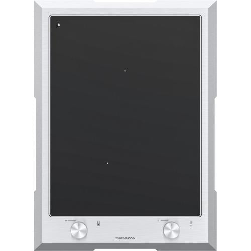 BARAZZA 1PTFID Piano cottura a induzione Libera installazione | 2 zone a induzione, Rilevamento pentole + preriscaldamento, Blocco bambini e spina Schuko