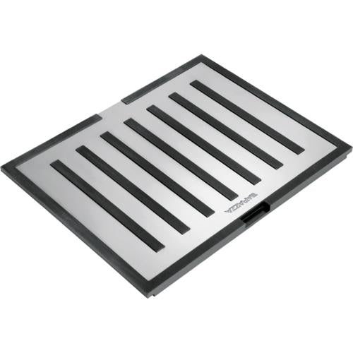 BARAZZA 1TBF Tagliere Accessorio | Acciaio inox AISI 304 e HPL nero, Dimensioni 33x41 cm, Compatibile con lavelli B_Free