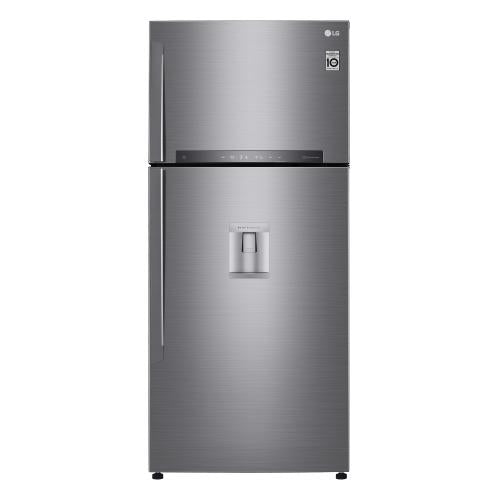 LG GTF744PZHV Frigocongelatore Libera installazione | Classe E | 509 L, DoorCooling+, Finitura acciaio inox