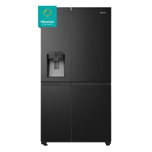 Hisense RS818N4TFE Frigocongelatore Libera installazione | Classe E | Libera installazione, Porta americana, Nero