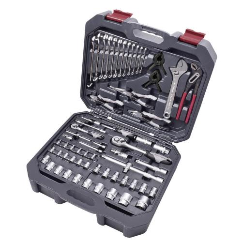 Kraftwerk Tools 204.106.600 Set di chiavi a bussola, Basic, 1/4"+1/2", 266 pz.
