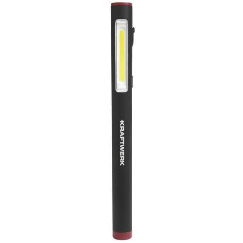 Kraftwerk Tools 703.000.000 Torcia LED a penna COB 300, ricaricabile