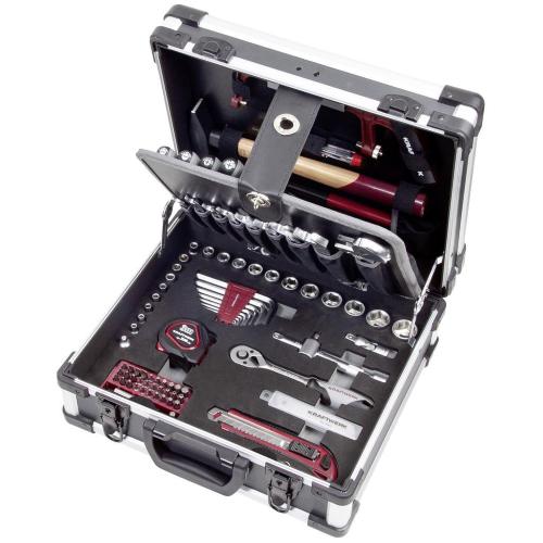 Kraftwerk Tools 202.143.000 Valigia di utensili B143, 1/4"+3/8", 102 pz.