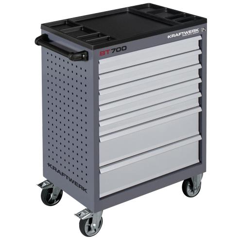 Kraftwerk Tools 101.117.100 Carrello da officina BT700 60/40 7 cassetti